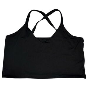 Cotton On Curve Sports Bra Pull-On Crisscross Straps Longer Length in Sz 24 GUC‎